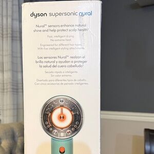 Dyson Supersonic Nura Hair Dryer in Silver and Orange